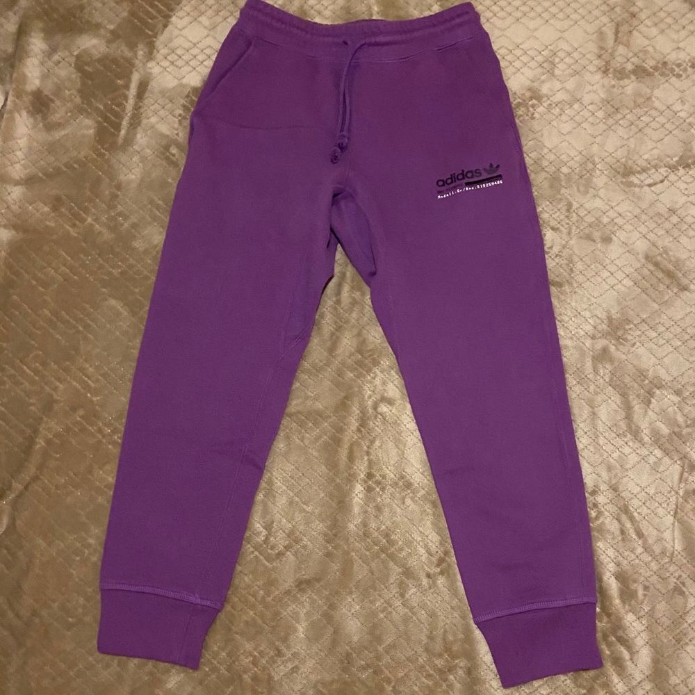 Purple Adidas Joggers